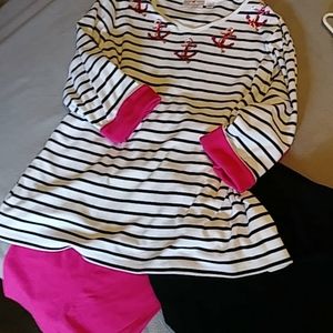 3 piece set: Quacker Factory nautical